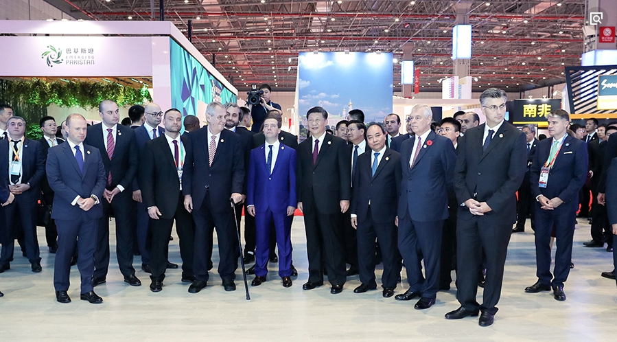 全球**！中国首届国际进口博览会在上海隆重举办